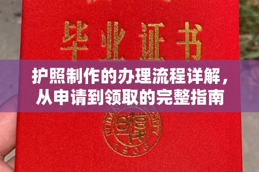 大寮护照制作的办理流程详解，从申请到领取的完整指南