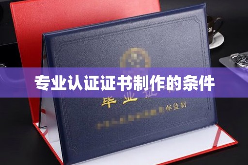 四方台专业认证证书制作的条件